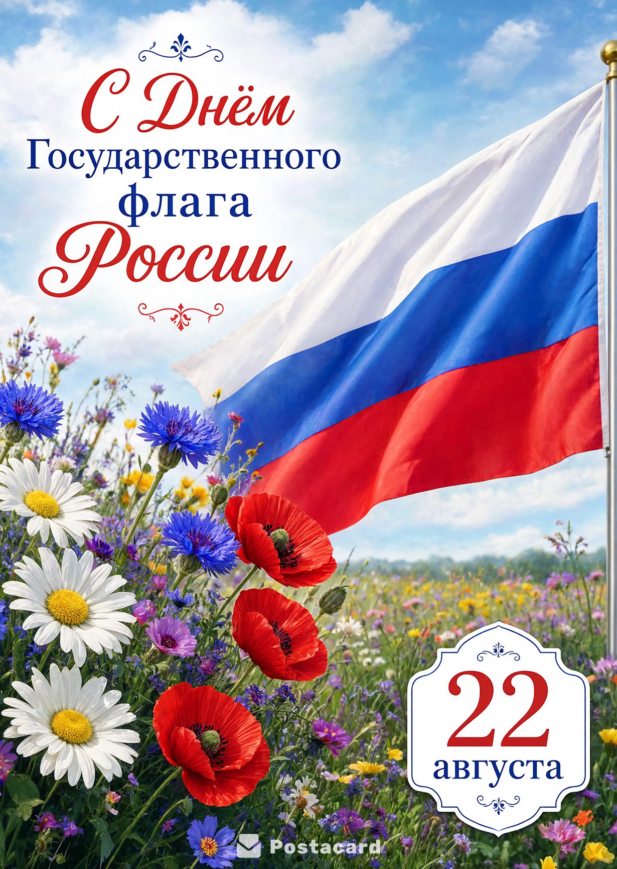 Открытка День Флага #39
