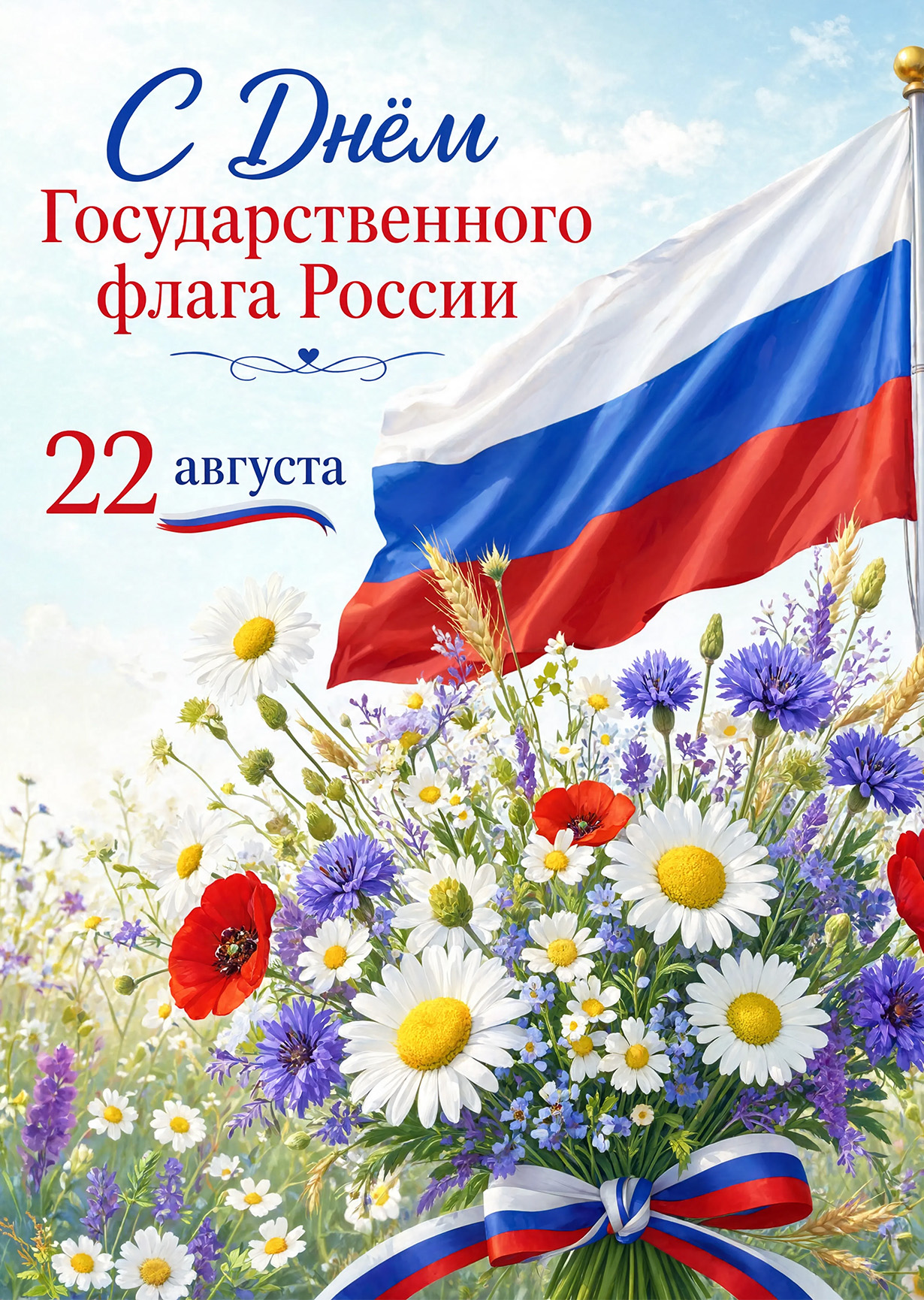 Открытка День Флага #36