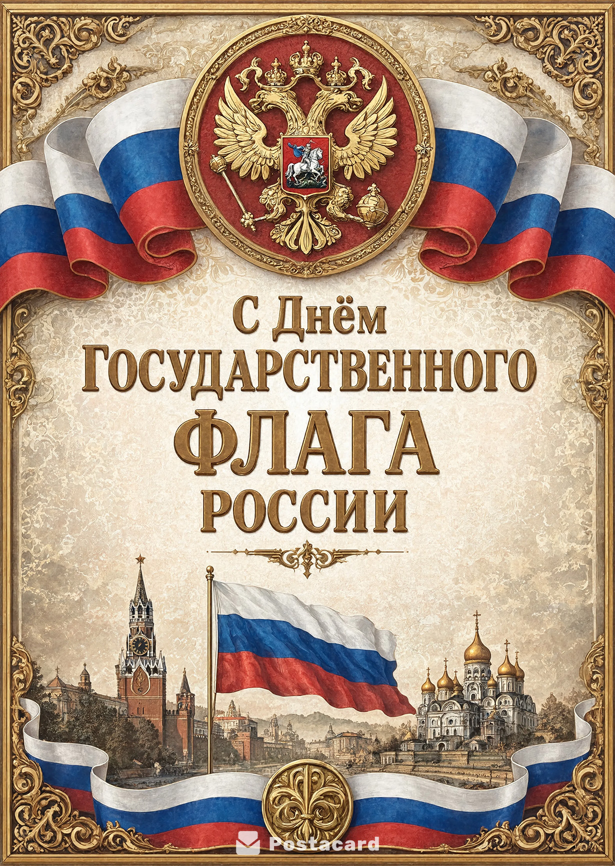 Открытка День Флага #25