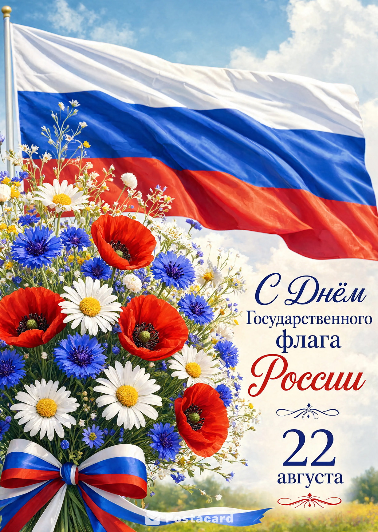 Открытка День Флага #37