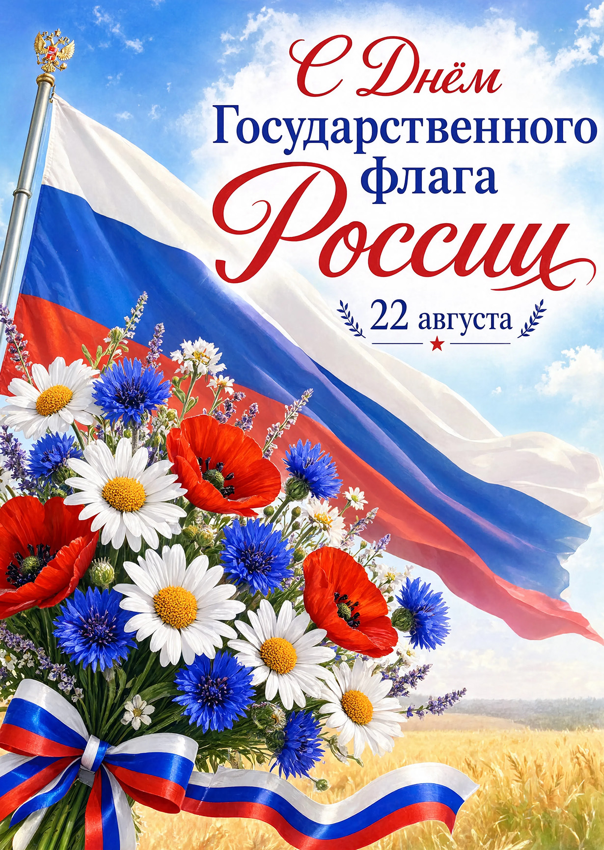 Открытка День Флага #38