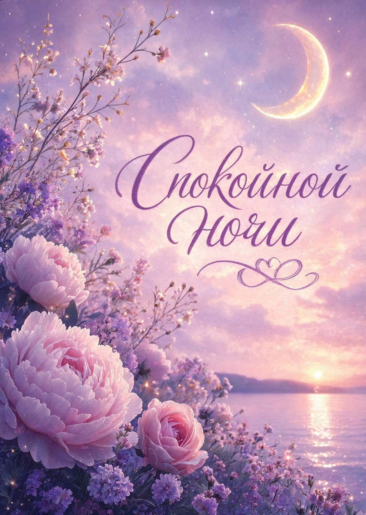 Открытка спокойной ночи #13
