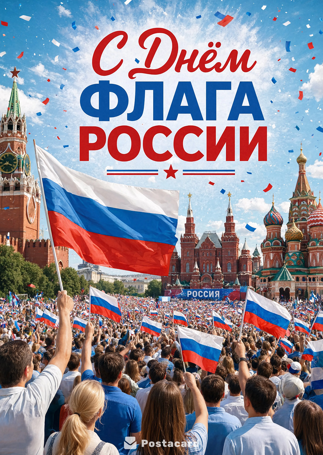 Открытка День Флага #24