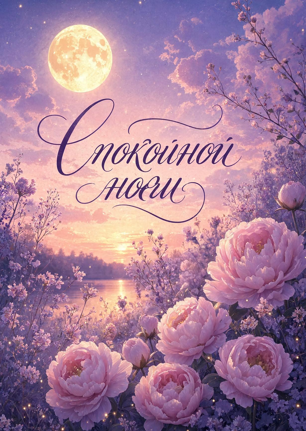 Открытка спокойной ночи #12