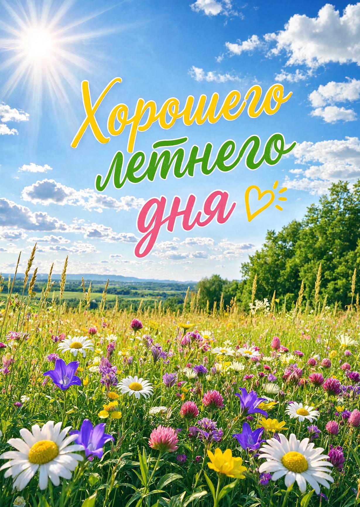 Открытка с Летом #8