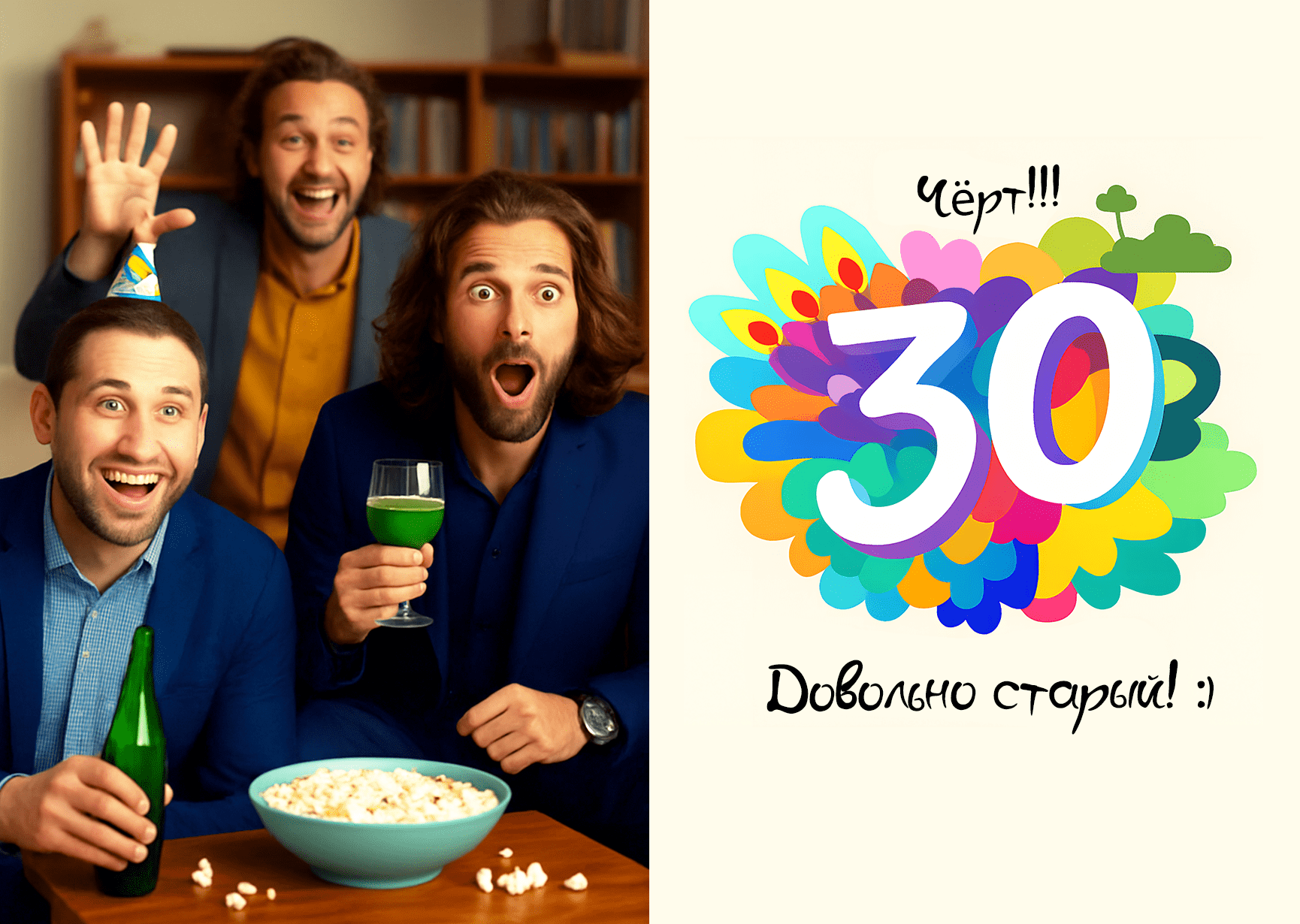 Открытка зо лет