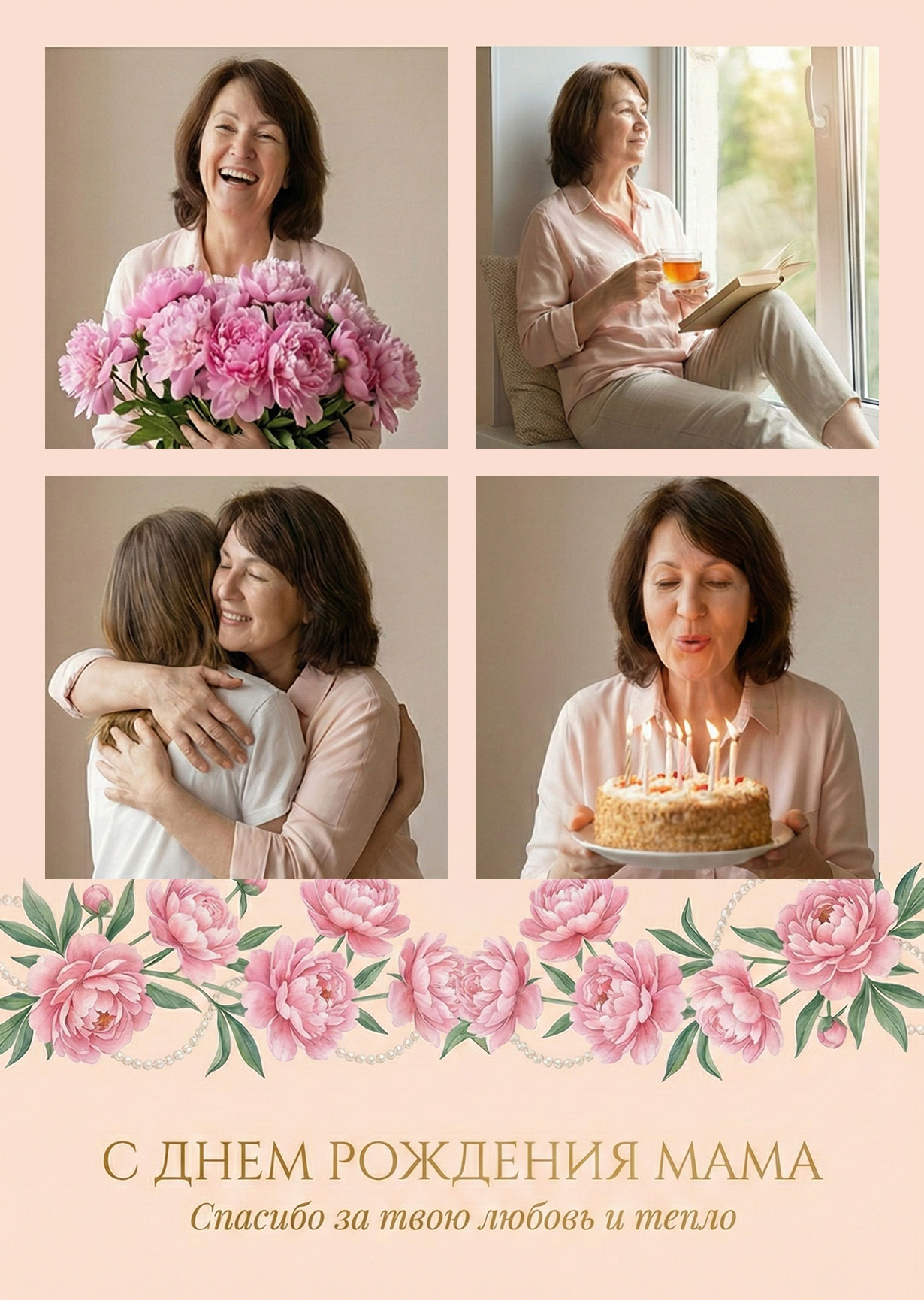 Открытка "С днем рождения #37"