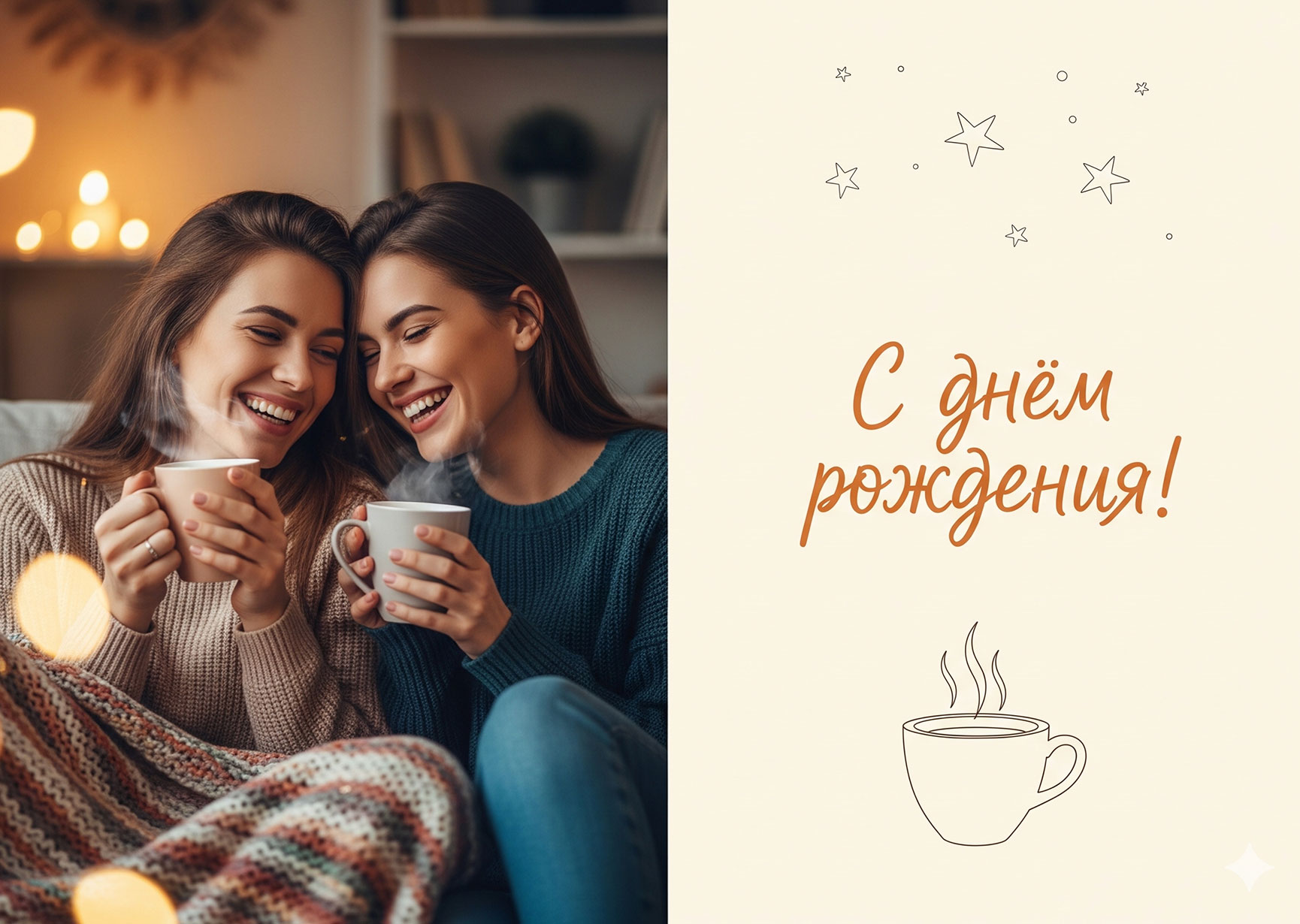 Открытка "С днем рождения #23"