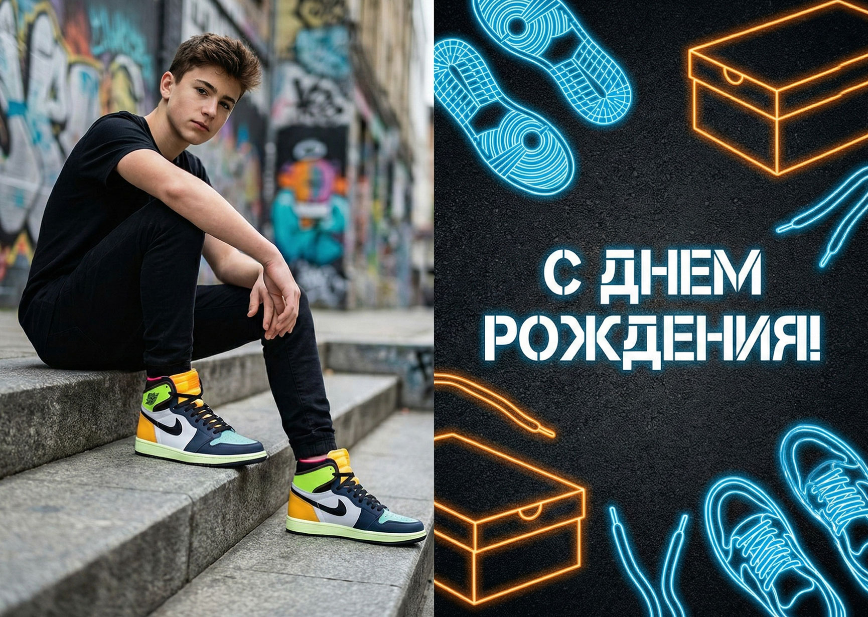 Открытка "С днем рождения #16"