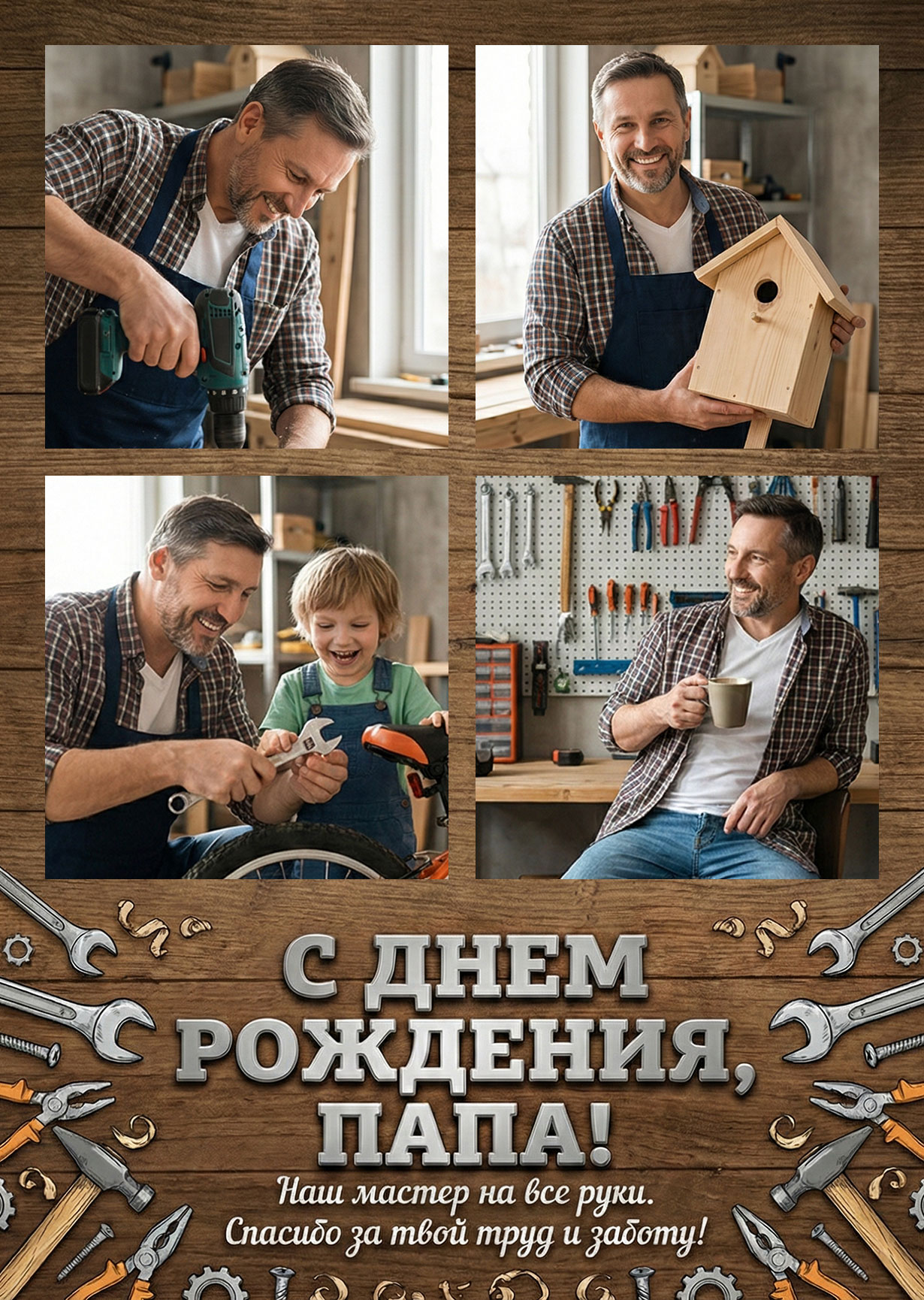 Открытка "С днем рождения #39"