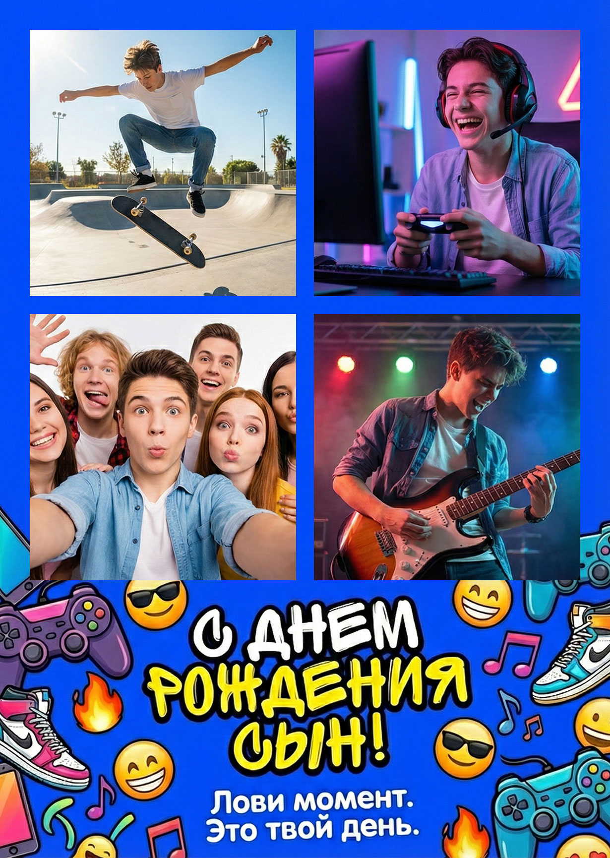 Открытка "С днем рождения #33"